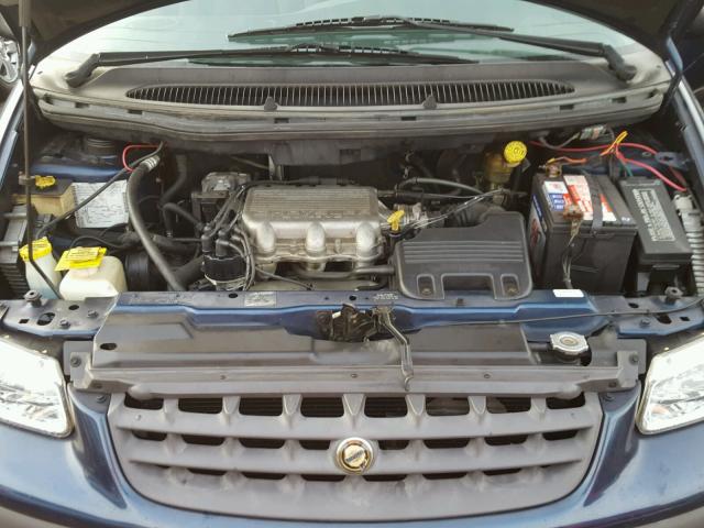 2C4GJ2530YR753524 - 2000 CHRYSLER VOYAGER BLUE photo 7