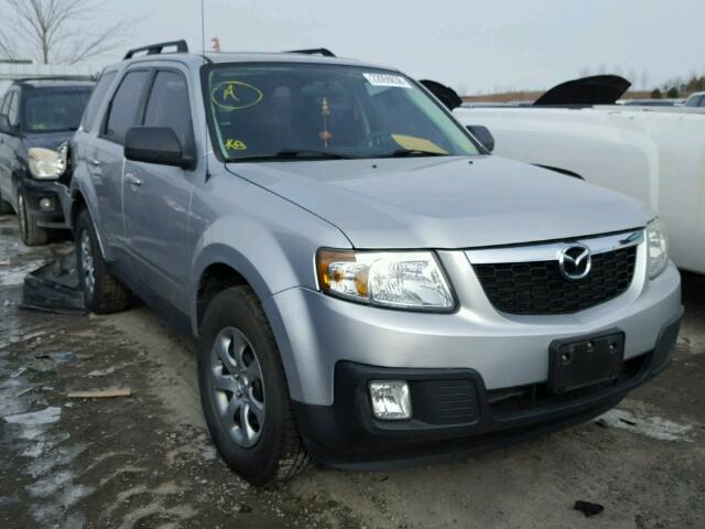 4F2CY9C70AKM05736 - 2010 MAZDA TRIBUTE I SILVER photo 1