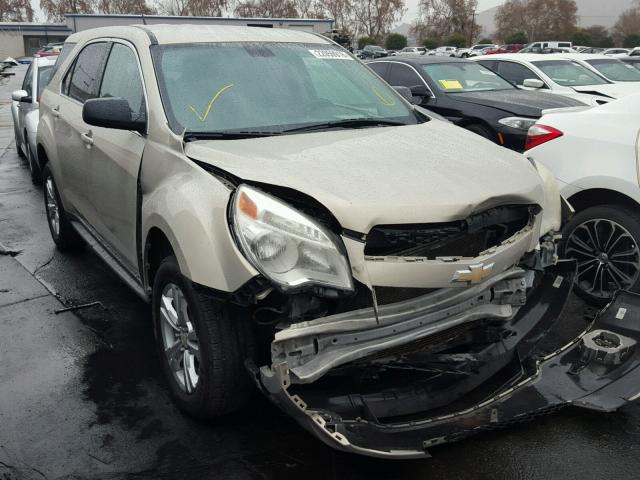 2GNALBEC1B1305810 - 2011 CHEVROLET EQUINOX LS BEIGE photo 1