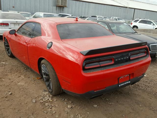 2C3CDZC92FH887996 - 2015 DODGE CHALLENGER RED photo 3