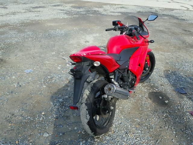 JKAEXMJ189DA24890 - 2009 KAWASAKI EX250 J RED photo 3