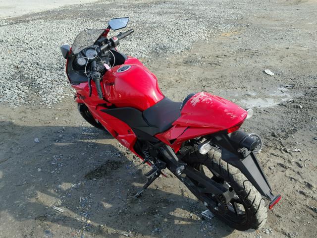 JKAEXMJ189DA24890 - 2009 KAWASAKI EX250 J RED photo 4