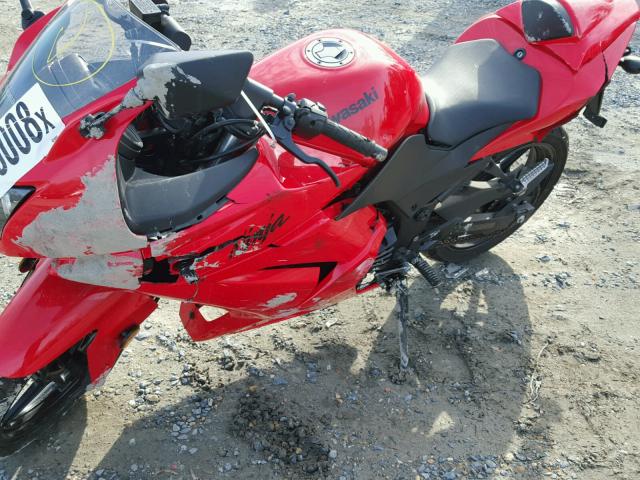 JKAEXMJ189DA24890 - 2009 KAWASAKI EX250 J RED photo 9