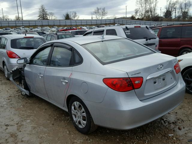 KMHDU4AD5AU014903 - 2010 HYUNDAI ELANTRA BL SILVER photo 3