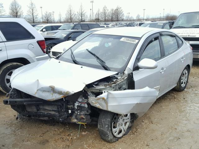 KMHDU4AD5AU014903 - 2010 HYUNDAI ELANTRA BL SILVER photo 9