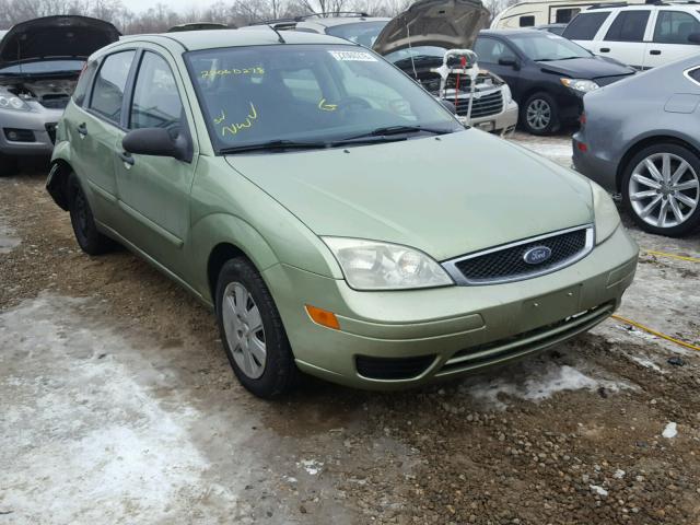 1FAFP37N77W338856 - 2007 FORD FOCUS ZX5 GREEN photo 1