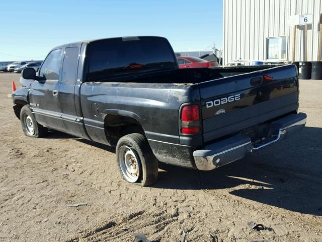 1B7HC13Y41J282298 - 2001 DODGE RAM 1500 BLACK photo 3