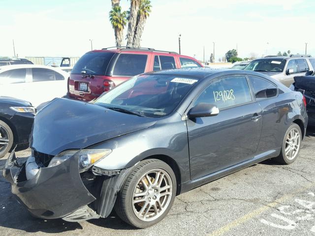 JTKDE177570191736 - 2007 SCION TC CHARCOAL photo 2