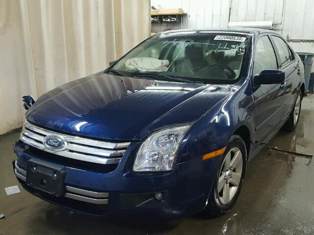 3FAFP07156R237053 - 2006 FORD FUSION SE BLUE photo 2