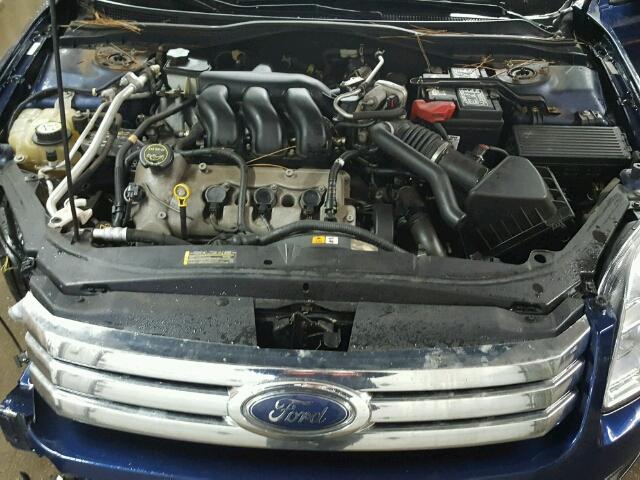 3FAFP07156R237053 - 2006 FORD FUSION SE BLUE photo 7