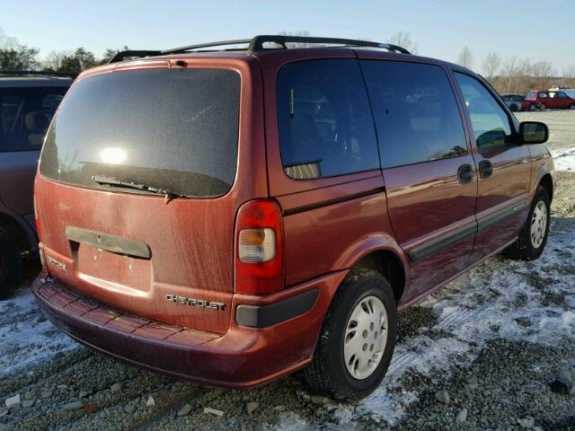 1GNDU06E5XD212623 - 1999 CHEVROLET VENTURE ORANGE photo 4