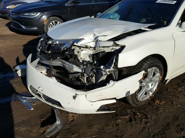 19UUA86529A021148 - 2009 ACURA TL WHITE photo 9