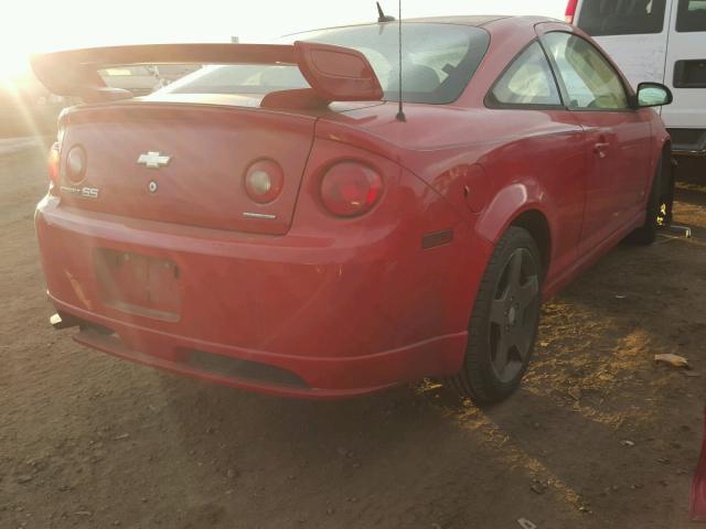 1G1AP14P667652577 - 2006 CHEVROLET COBALT SS RED photo 4