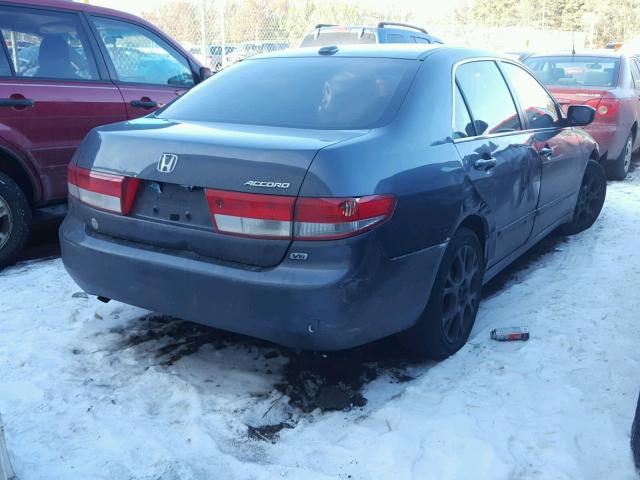 1HGCM66504A079999 - 2004 HONDA ACCORD EX GRAY photo 4