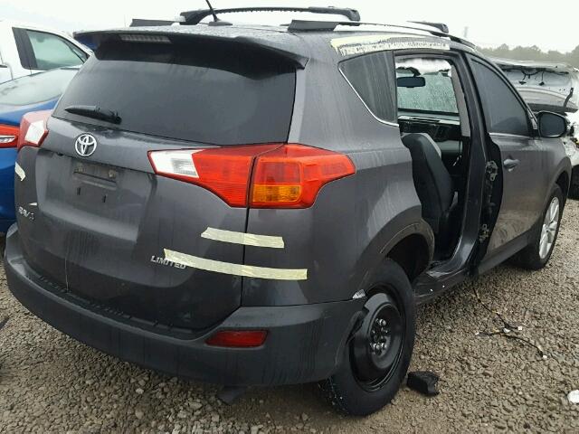 2T3YFREV6DW059291 - 2013 TOYOTA RAV4 LIMIT GRAY photo 4