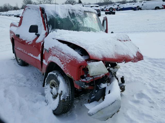 1FTYR10C7XPB95251 - 1999 FORD RANGER RED photo 1