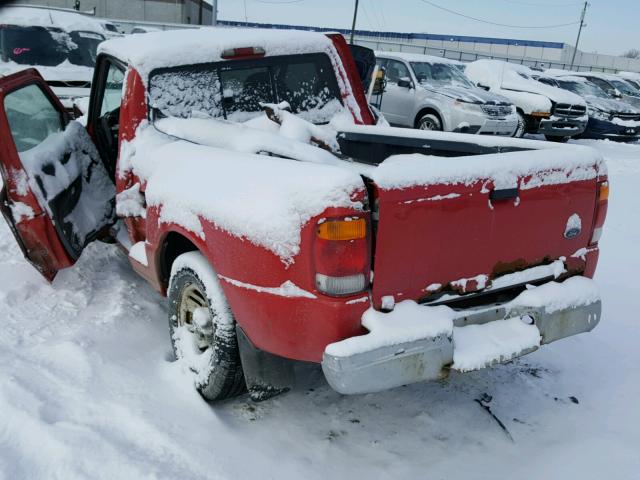 1FTYR10C7XPB95251 - 1999 FORD RANGER RED photo 3