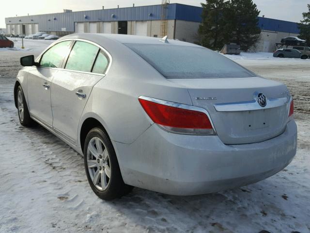 1G4GC5ED4BF244969 - 2011 BUICK LACROSSE C SILVER photo 3