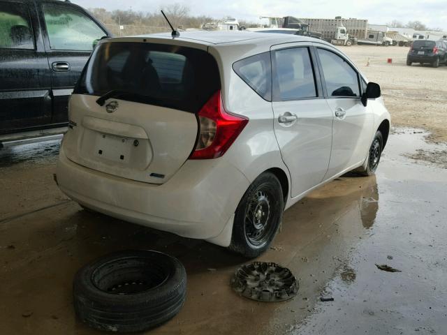 3N1CE2CP2EL354487 - 2014 NISSAN VERSA NOTE WHITE photo 4