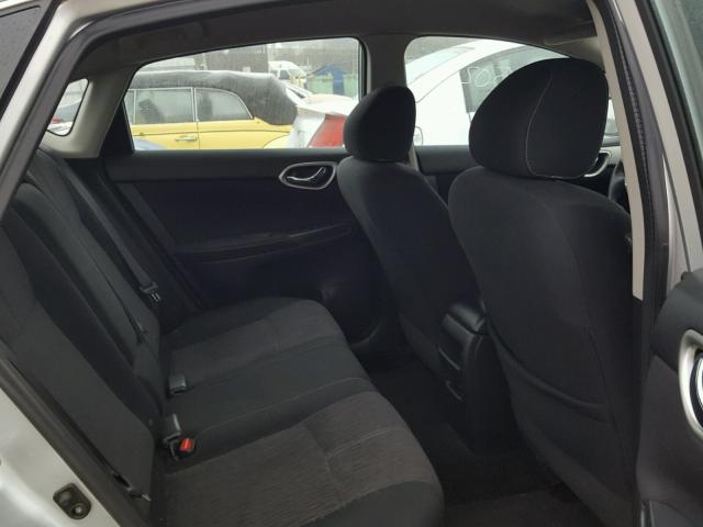 3N1AB7APXEY257864 - 2014 NISSAN SENTRA S SILVER photo 6