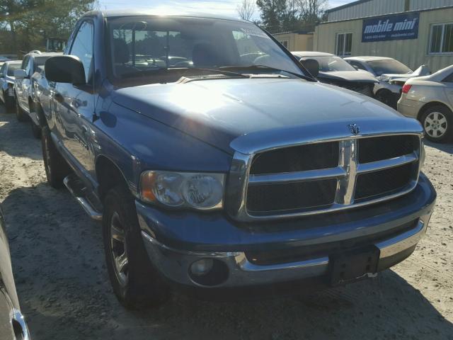 1D7HU16D05J554685 - 2005 DODGE RAM 1500 S BLUE photo 1