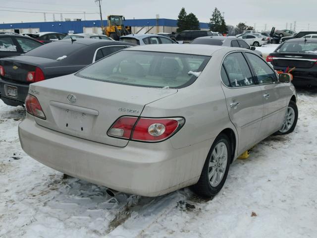 JTHBF30G930136166 - 2003 LEXUS ES 300 TAN photo 4