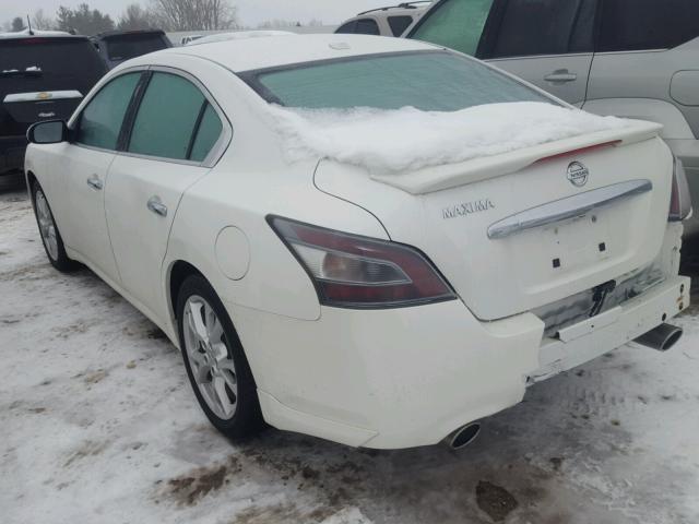 1N4AA5AP8EC432342 - 2014 NISSAN MAXIMA S WHITE photo 3