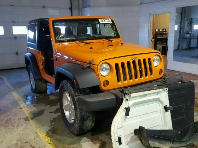 1C4AJWAG7CL179219 - 2012 JEEP WRANGLER S ORANGE photo 1