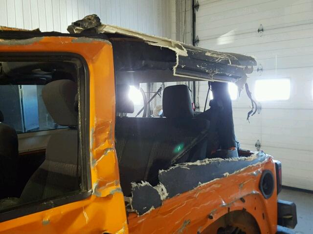 1C4AJWAG7CL179219 - 2012 JEEP WRANGLER S ORANGE photo 9