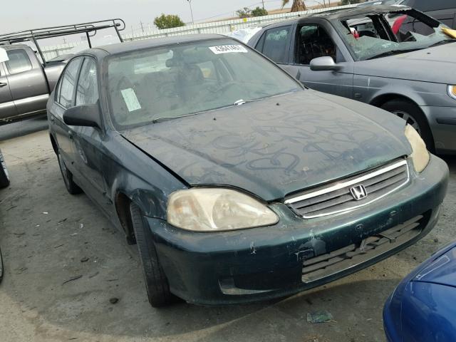 2HGEJ6616XH529059 - 1999 HONDA CIVIC BASE GREEN photo 1
