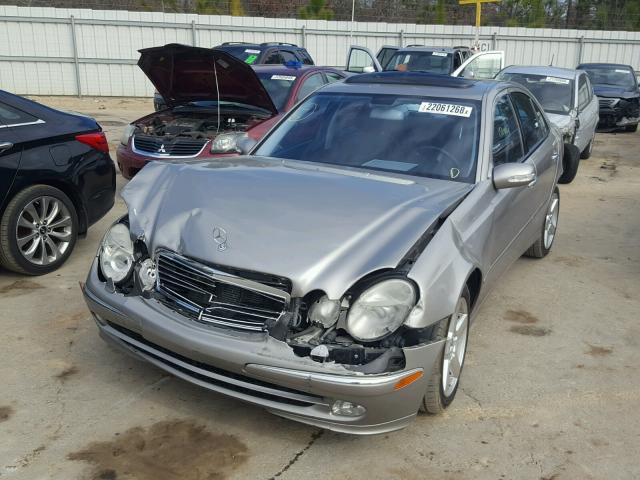 WDBUF70J34A431707 - 2004 MERCEDES-BENZ E 500 SILVER photo 2