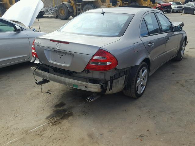 WDBUF70J34A431707 - 2004 MERCEDES-BENZ E 500 SILVER photo 4