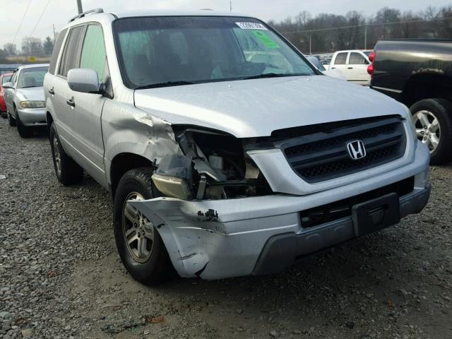 2HKYF18794H606317 - 2004 HONDA PILOT EXL SILVER photo 1