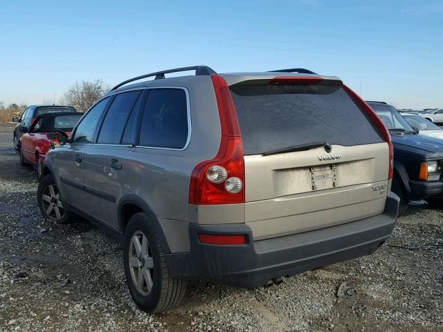 YV1CZ59H541064134 - 2004 VOLVO XC90 GOLD photo 3