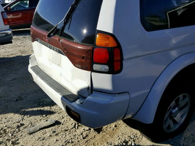 JA4LS41R7YP062679 - 2000 MITSUBISHI MONTERO SP WHITE photo 9