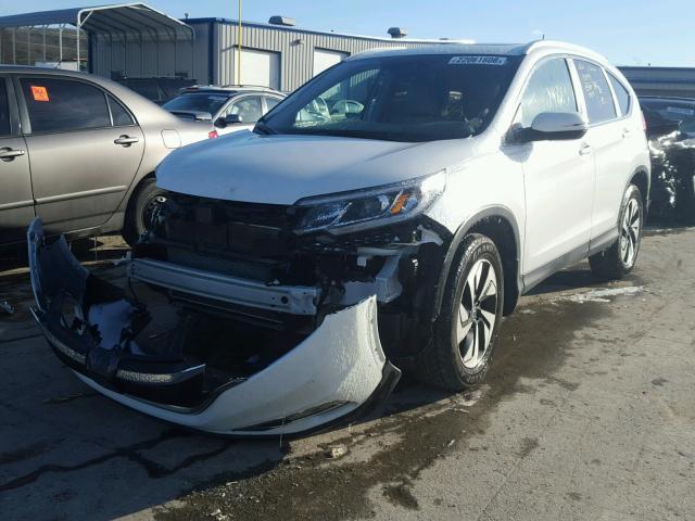 5J6RM4H97GL013837 - 2016 HONDA CR-V TOURI WHITE photo 2