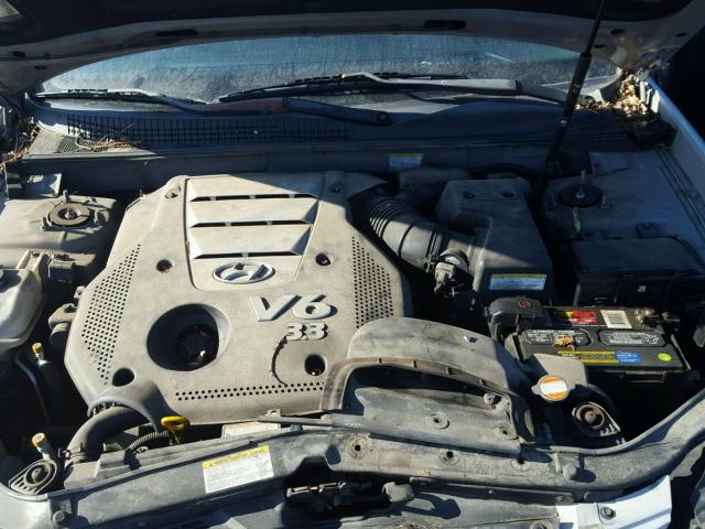 5NPEU46F96H030400 - 2006 HYUNDAI SONATA GLS SILVER photo 7