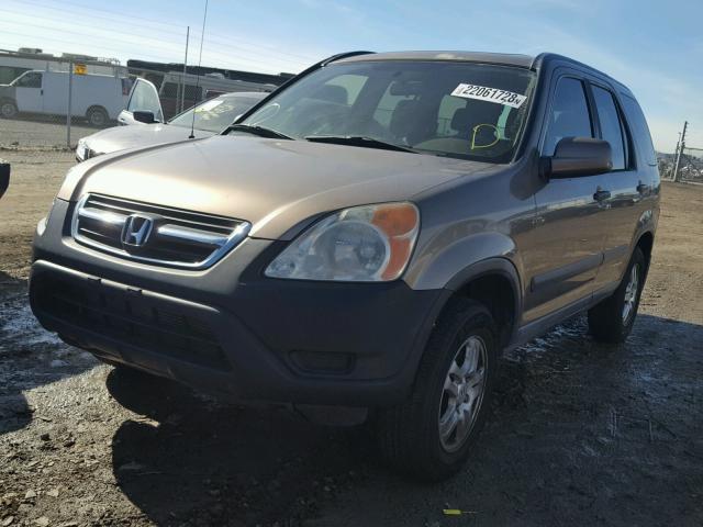 JHLRD788X4C005499 - 2004 HONDA CR-V EX BROWN photo 2