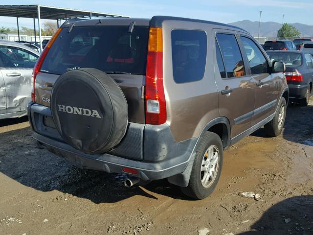 JHLRD788X4C005499 - 2004 HONDA CR-V EX BROWN photo 4