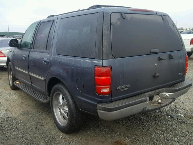 1FMRU1768XLA58843 - 1999 FORD EXPEDITION BLUE photo 3