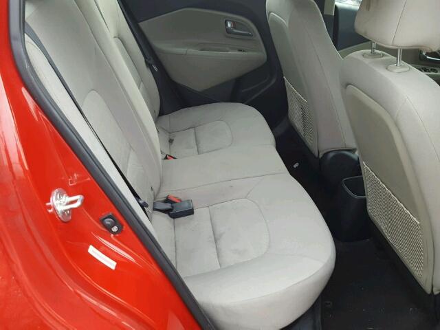 KNADM4A34F6489785 - 2015 KIA RIO LX Կարմիր լուսանկար 6