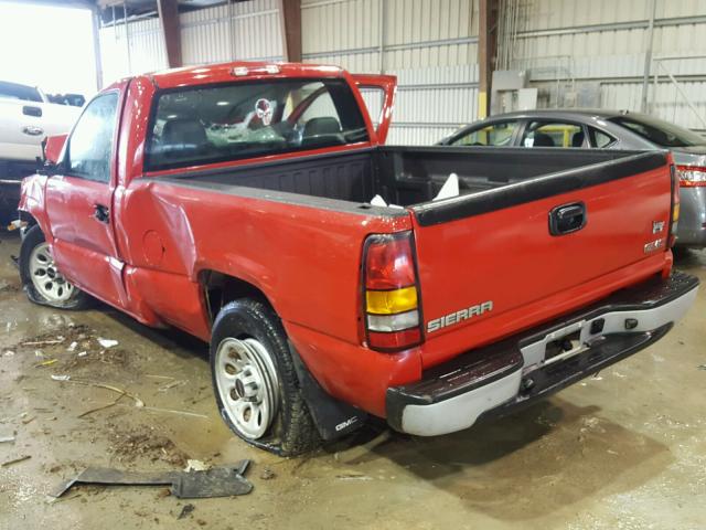 3GTEC14X07G207164 - 2007 GMC NEW SIERRA RED photo 3