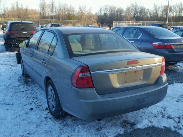 1G1ZS52F05F246138 - 2005 CHEVROLET MALIBU GREEN photo 3