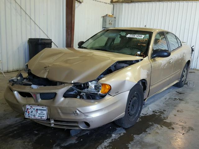 1G2NE52E65M223273 - 2005 PONTIAC GRAND AM S 金色 照片 2