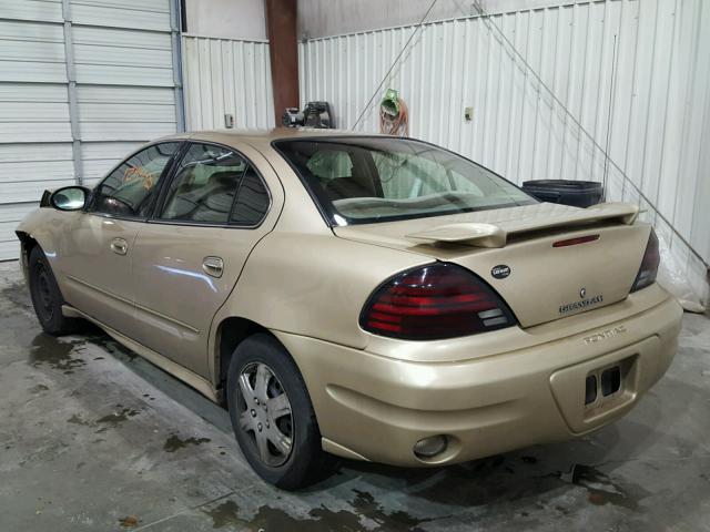 1G2NE52E65M223273 - 2005 PONTIAC GRAND AM S 金色 照片 3