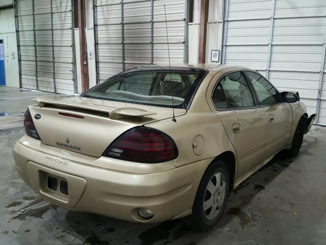 1G2NE52E65M223273 - 2005 PONTIAC GRAND AM S 金色 照片 4