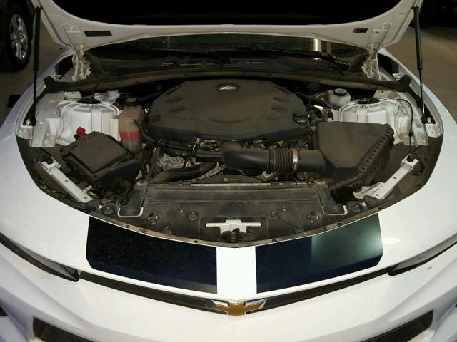 1G1FB1RS5G0137162 - 2016 CHEVROLET CAMARO LT WHITE photo 7