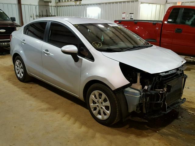 KNADM4A37D6096697 - 2013 KIA RIO LX SILVER photo 1