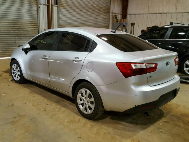 KNADM4A37D6096697 - 2013 KIA RIO LX SILVER photo 3