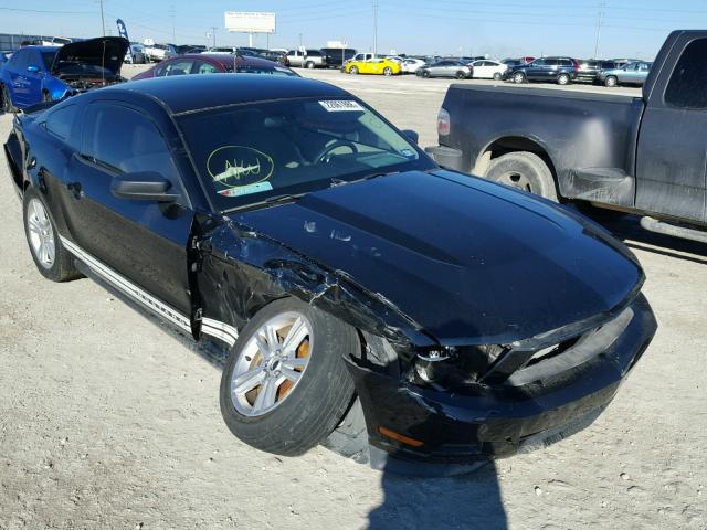 1ZVBP8AM1B5138783 - 2011 FORD MUSTANG BLACK photo 1